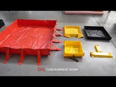 Heavy Duty UV Resistant PVC Collapsible PVC Spill Containment Berm