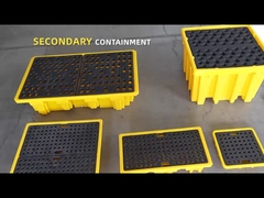 Leak-Proof HDPE Spill Pallets for Industrial Drum Storage & Spill Control
HDPE